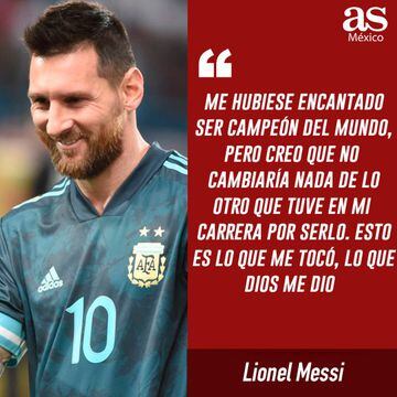 Lionel Messi en entrevista con TyC Sports.