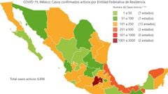 Mapa y casos de coronavirus en México por estados hoy 6 de mayo