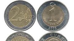 Aviso de la Guardia Civil: la moneda turca que se hace pasar por dos euros.