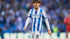 David Silva of Real Sociedad during the La Liga match between Real Sociedad and Elche CF played at Reale Arena Stadium on March 19, 2023 in San Sebastian, Spain. (Photo by Cesar Ortiz / Pressinphoto / Icon Sport)