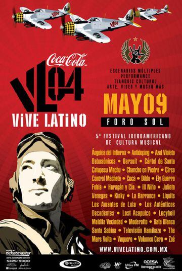Cartel de la Quinta Edición Vive Latino
