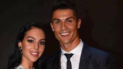 Cristiano Ronaldo y Georgina Rodríguez en The Best 2017.