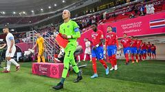 Costa Rica, encabezados por el técnico Luis Fernando Suárez, visitó al máximo mandatario del país y fueron reconocidos por meterse a un nuevo Mundial.