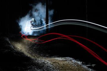 This image is free for editorial purposes only when used in relation to Red Bull Illume. Please always add the photographer credit: © Name of photographer / Red Bull Illume Photographer: Daniel Bernstål, Athlete: Daniel Swanbeck, Location: Källviken, Sweden // Red Bull Illume 2023 // SI202310091267 // Usage for editorial use only //