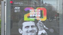 Djokovic, en los carteles del Mutua Madrid Open