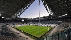 TURIN, ITALY - NOVEMBER 26: A general view prior to the UEFA Champions League group D match between Juventus and Atletico Madrid at Allianz Stadium on November 26, 2019 in Turin, Italy. (Photo by Tullio Puglia - UEFA/UEFA via Getty Images)
 PANORAMICA
 PU