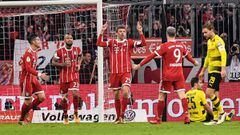 Bayern 2-0 Dortmund: Vidal celebra el paso a cuartos