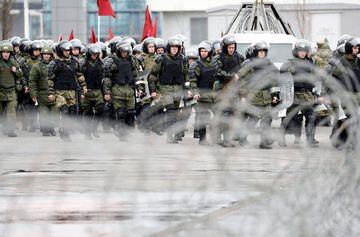 Simulacro de las fuerzas de seguridad rusas.