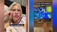 Karoline Lima, novia de Militao, da un show viendo al Real Madrid