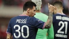 Lionel Messi came in as a 66th-minute substitute in the game against Reims in Ligue 1 on Sunday, making his debut in his new number 30 shirt for PSG.