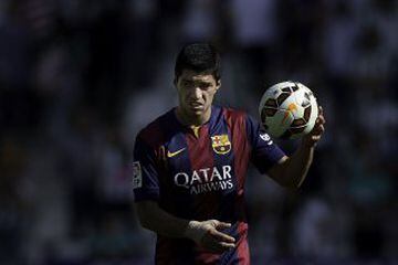 8.- Luis Suárez (Barcelona) suma 18 goles en la Liga. 