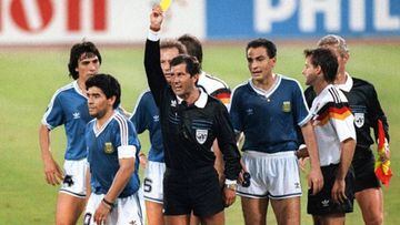 Codesal no expulsó a Maradona por lo que representaba