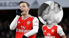 Mesut Özil da la bienvenida a su primera hija en plena crisis de coronavirus
