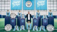 El Manchester City homenajea a Agüero