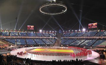 La ceremonia inaugural de los Juegos de invierno en imágenes