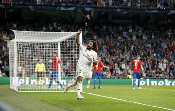 2-0. Marcelo celebró el segundo gol.