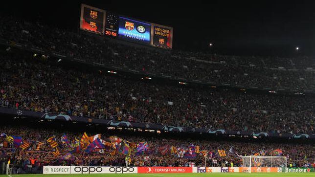 Clamor contra Ceferin en el Camp Nou: “La UEFA es una mafia”