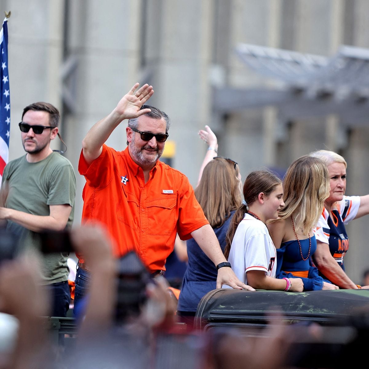Ted Cruz booed at Houston Astros victory parade, hit with beer can: Video