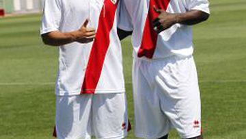 Boateng y Diego Aguirre, presentados como nuevos jugadores del Rayo.