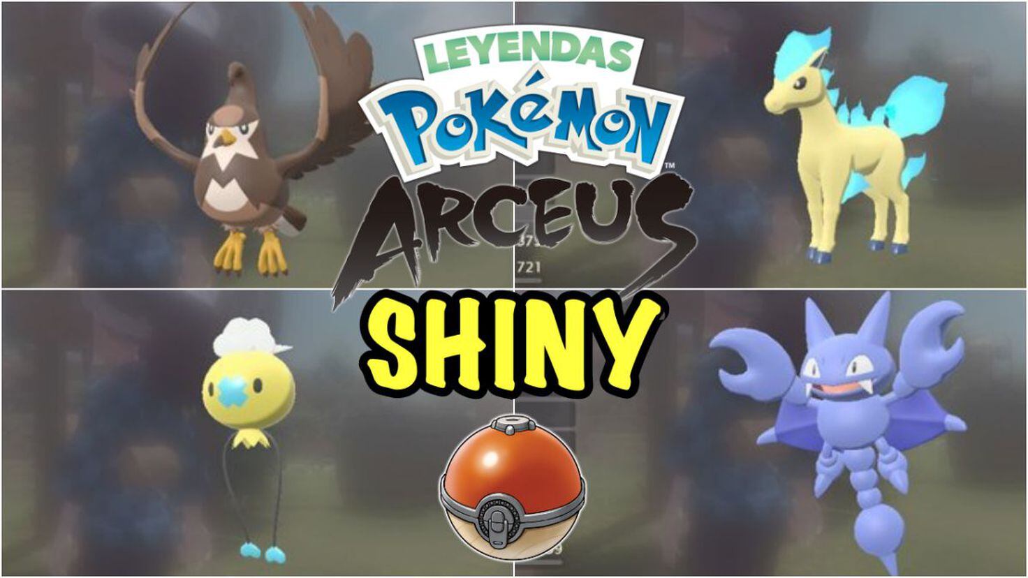 Guia] Pokémon Legends: Arceus - Como capturar Pokemon Shiny