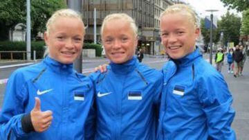 Ellas son Leila, Liina y Lily. Tienen 30 años y nacieron en Estonia. Marcarán un récord: por primera vez competirán trillizas en unos Juegos.