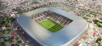 Ubicado en la ciudad de Nador, con capacidad para 46,000 espectadores, estará localizado muy cerca del aeropuerto para ofrecer una grata experiencia para los aficionados que acudan a la Copa del Mundo de 2026.