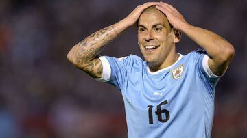9°. Maximiliano Pereira (33 años, vigente) ha disputado 124 partidos por Uruguay.