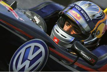 Volkswagen en la Fórmula 3 con el piloto español Carlos Sainz.