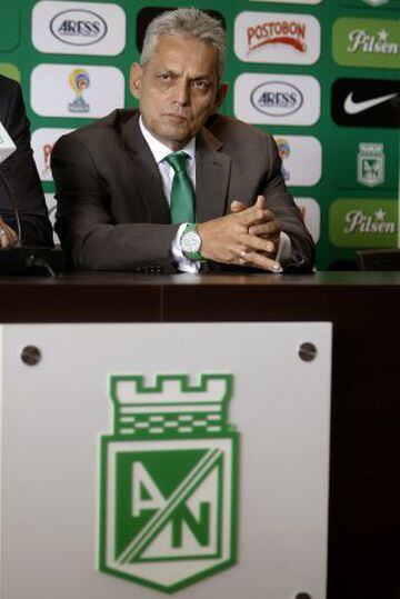 El nuevo técnico de Nacional Reinaldo Rueda fue presentado esta mañana. Sus ayudantes serán Bernando Redín y Carlos Velasco
