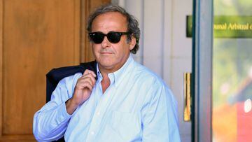 Former UEFA President Michel Platini arrives at the Court of Arbitration for Sport (CAS) to be heard in the arbitration procedure involving him and the FIFA in Lausanne, Switzerland, August 25, 2016. 