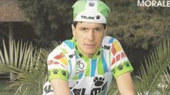 El exciclista colombiano Pedro Sa&uacute;l Morales, con el maillot del equipo Kelme.