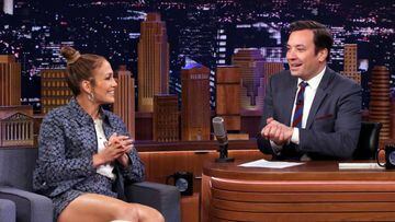 Jennifer durante una entrevista con Jimmy Fallon para The Tonight Show. Febrero 07, 2020.