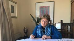 Carta Michelle Bachelet