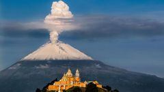 Volcán Popocatépetl registra intensa actividad y arroja ceniza