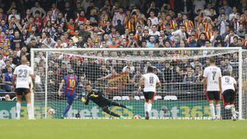 Messi puso el definitivo 2-3 en el marcador de penalti.