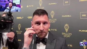 Messi reclama a Ibai Llanos por haber filtrado un mensaje en plena entrevista