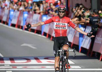 Tomasz Marczynski sumó su segunda victoria en la Vuelta a España 2017 tras rematar la escapada en solitario.