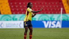 ALAJUELA, COSTA RICA - AUGUST 10: Linda Caicedo of Colombia reacts during the FIFA U-20 Women's World Cup Costa Rica 2022 group B match between Germany and Colombia at Alejandro Morera Soto Stadium on August 10, 2022 in Alajuela, Costa Rica. (Photo by Juan Luis Diaz/Quality Sport Images/Getty Images)