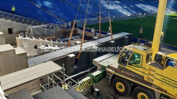 Novedades de las obras del Santiago Bernabéu