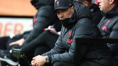 BOURNEMOUTH, ENGLAND - MARCH 11: Juergen Klopp, Manager of Liverpool, looks on prior to the Premier League match between AFC Bournemouth and Liverpool FC at Vitality Stadium on March 11, 2023 in Bournemouth, England. (Photo by Luke Walker/Getty Images)