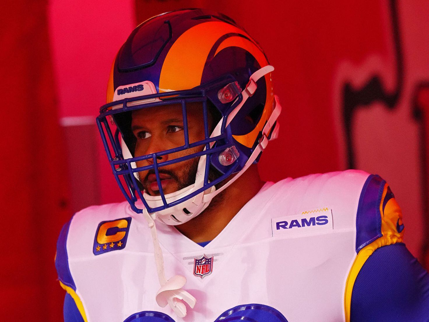 Rams' Aaron Donald will miss the first game of his career due to injury -  AS USA