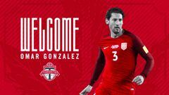 Omar Gonz&aacute;lez es presentado como nuevo futbolista del Toronto FC.