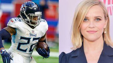 Derrick Henry y Reese Witherspoon
