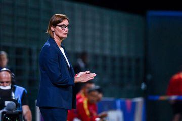Corinne DIACRE head coach of France during the Friendly match between France and Vietnam at Source Stadium on July 1, 2022 in Orleans, France. (Photo by Anthony Dibon/Icon Sport via Getty Images)