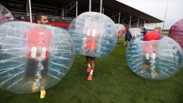 Barcelona's preseason bubble football madness!