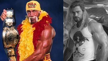 Hulk Hogan y Chris Hemsworth.
