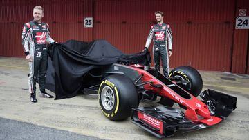 Magnussen y Grosjean.