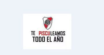 Los hinchas de River Plate festejaron el t&iacute;tulo burl&aacute;ndose de su hist&oacute;rico rival.