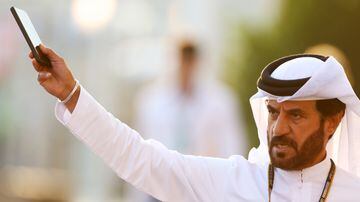 Mohammed Ben Sulayem, presidente de la FIA, en Abu Dhabi.