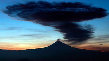 Volcán Popocatépetl emite 106 exhalaciones en 24 horas